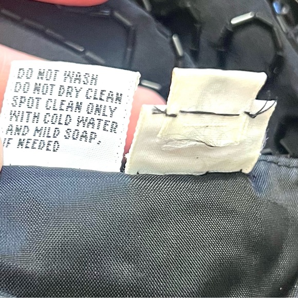 VTG,Lillie Rubin Exquisite, Black Sequin Beaded-Leaf Motif,Evening Gown,Size M - Picture 9 of 16